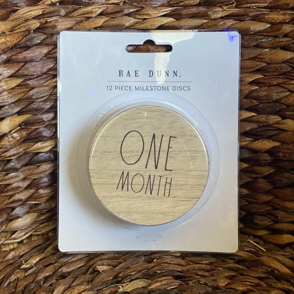 Rae Dunn 12 Month Milestone Discs